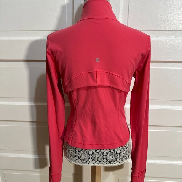 Lululemon Define Cropped Jacket *Nulu Size 12 Pink Flattering Fit $138 - Picture 3 of 5